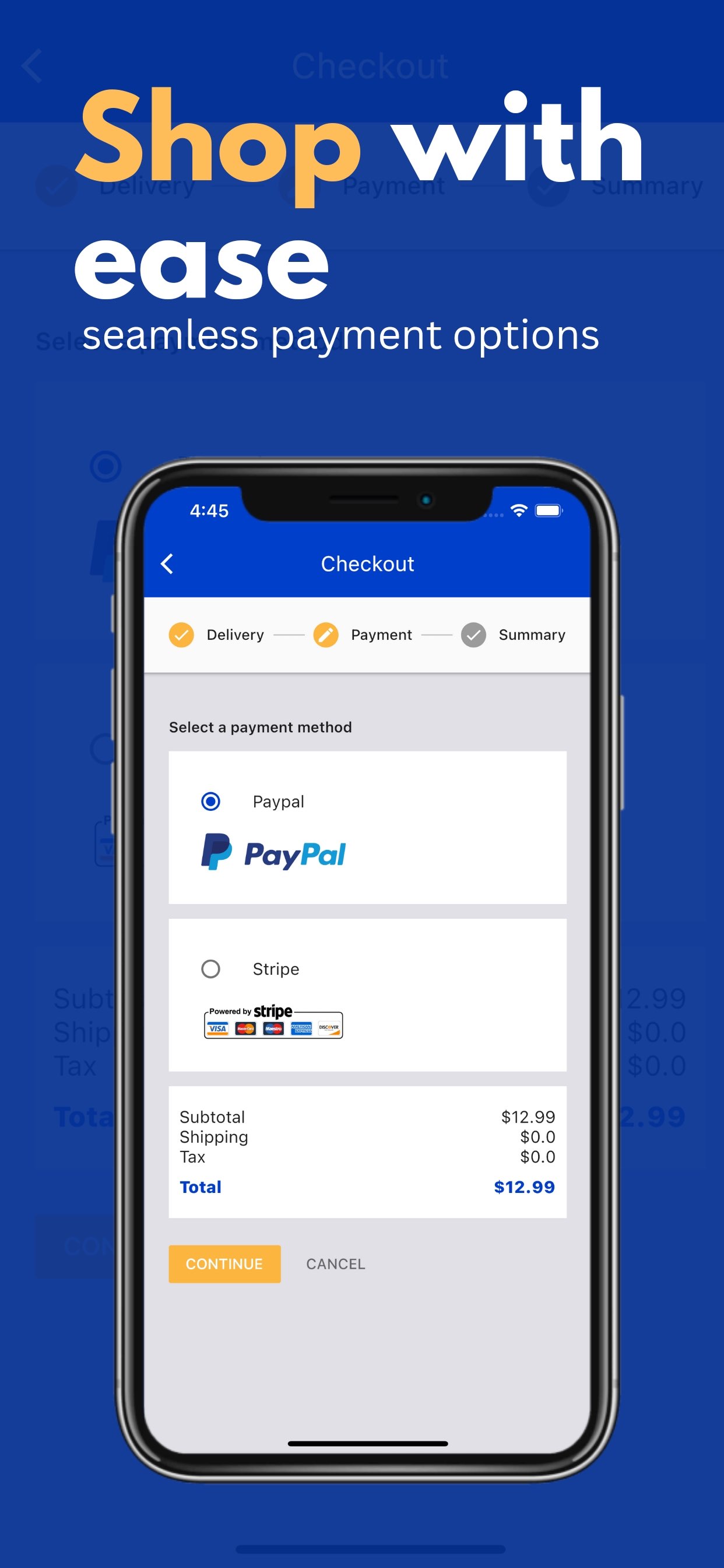 Evikk E-Commerce user profile